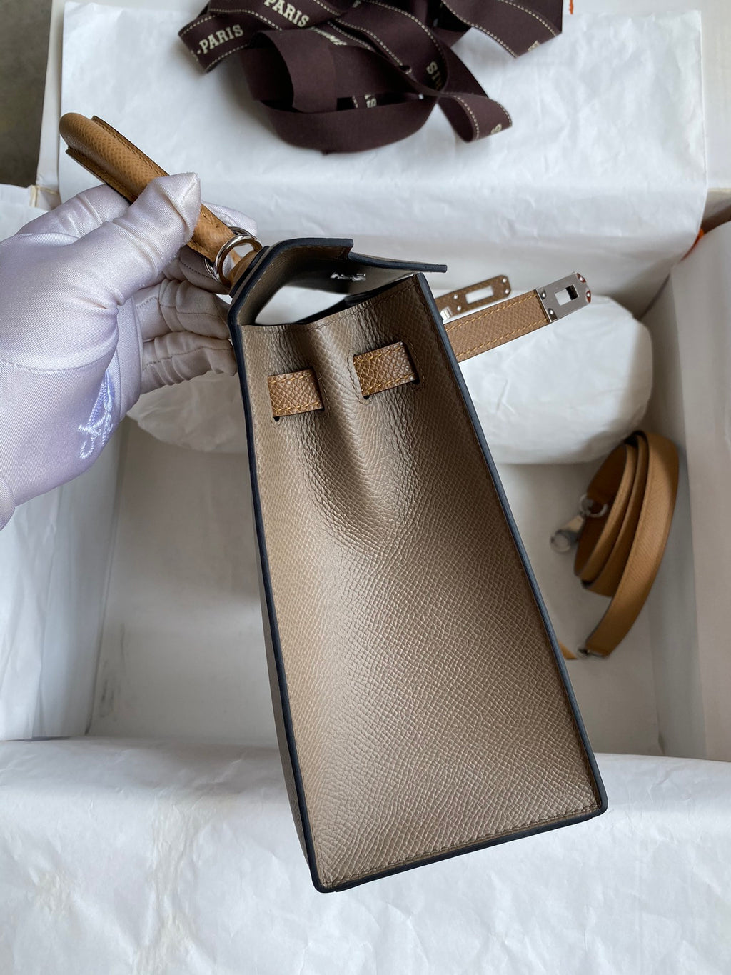 Kelly 25cm Epsom Leather Bag