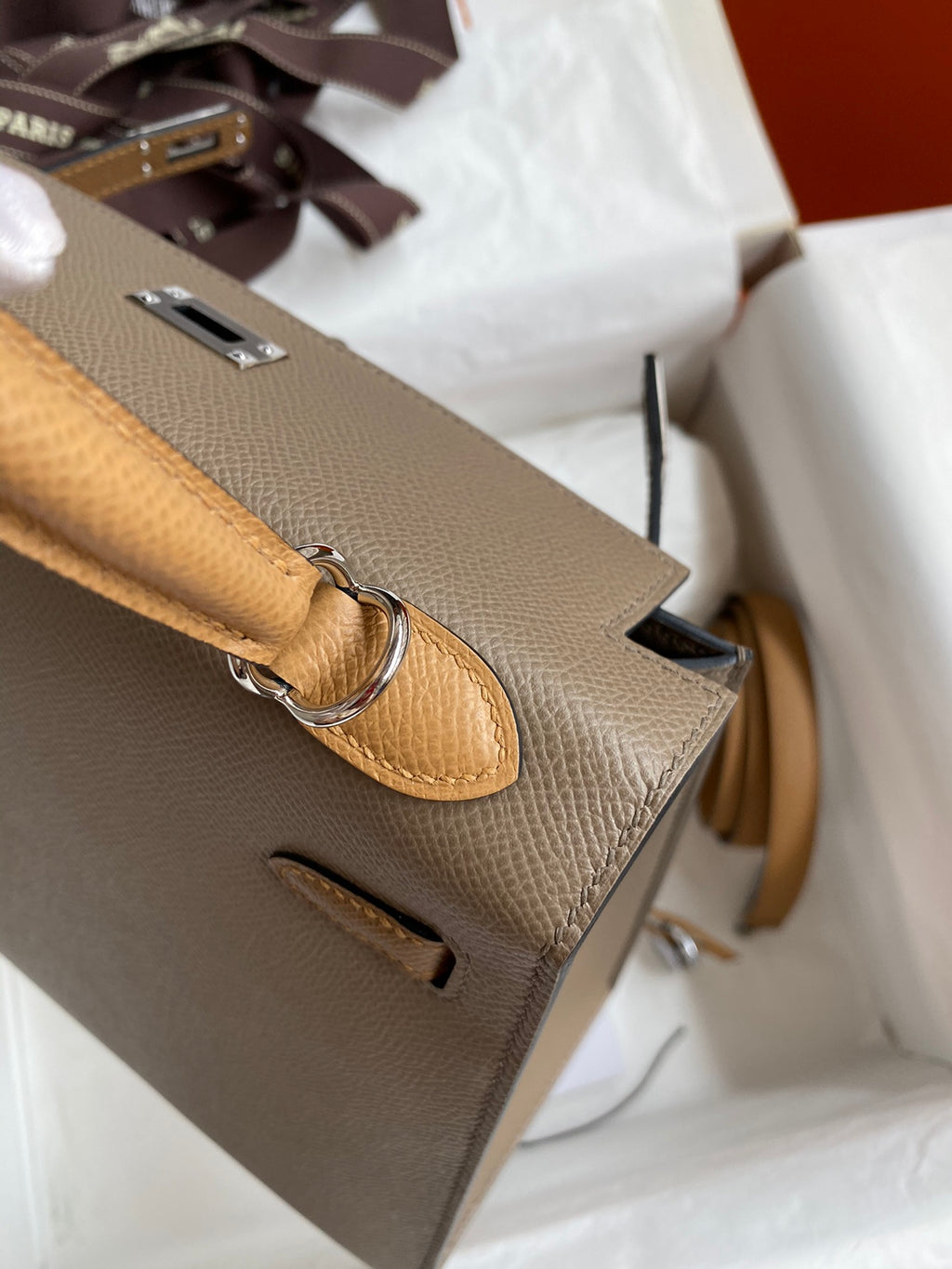 Kelly 25cm Epsom Leather Bag