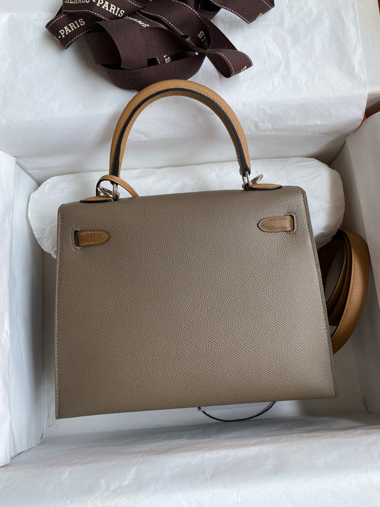 Kelly 25cm Epsom Leather Bag
