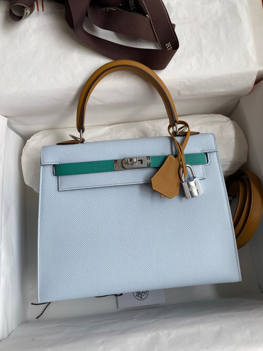 Kelly 25cm Epsom Leather Bag