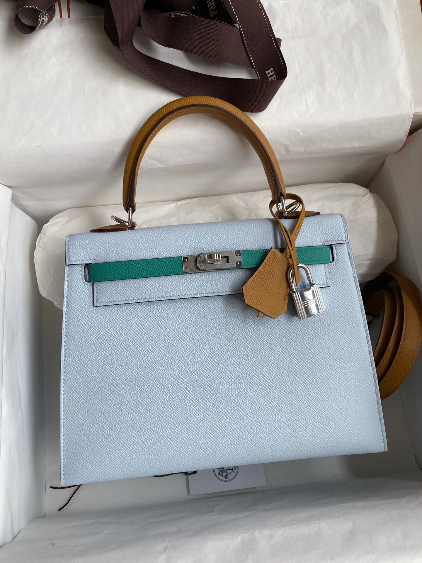 Kelly 25cm Epsom Leather Bag