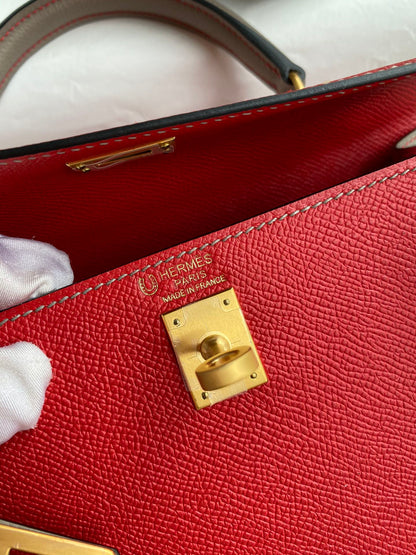Kelly 25cm Epsom Leather Bag
