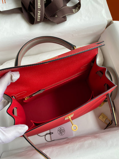 Kelly 25cm Epsom Leather Bag