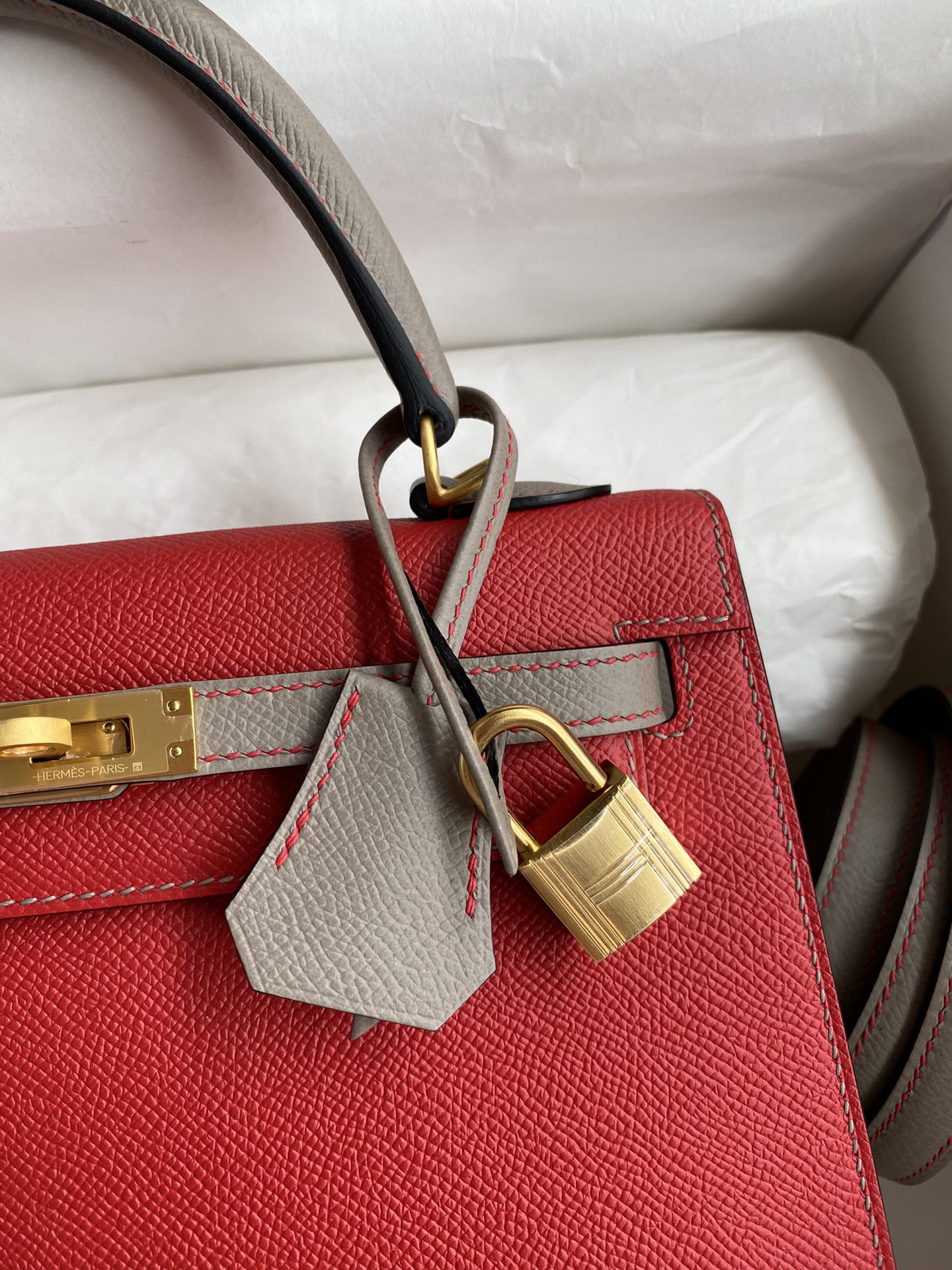 Kelly 25cm Epsom Leather Bag