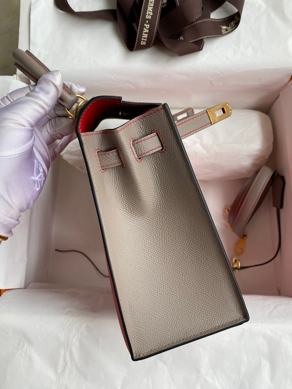 Kelly 25cm Epsom Leather Bag