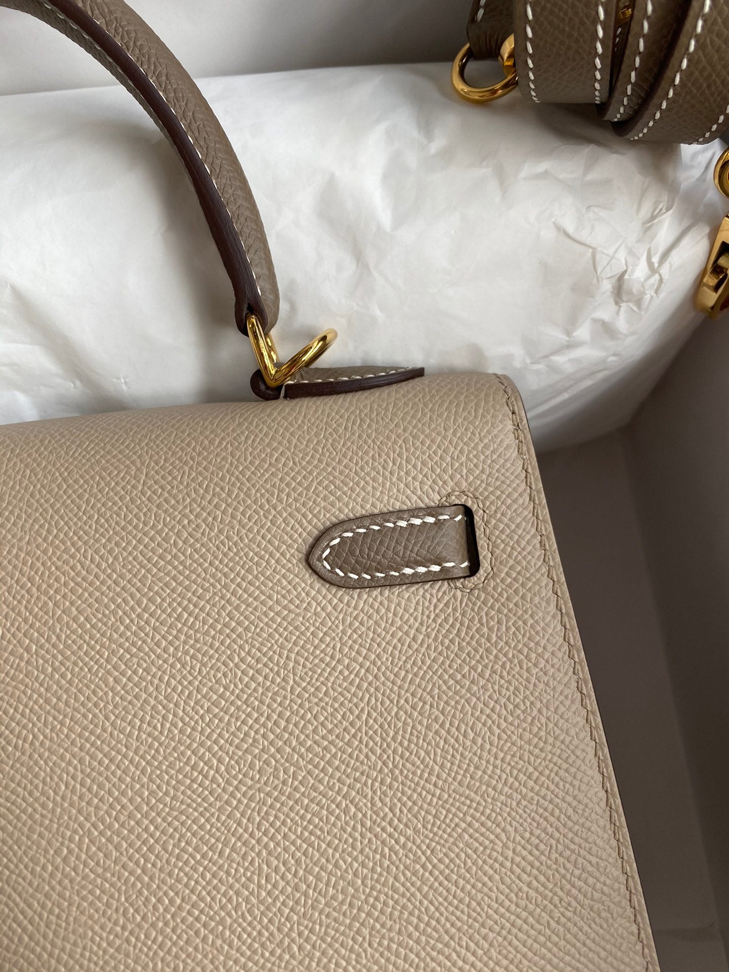 Kelly 25cm Epsom Leather Bag