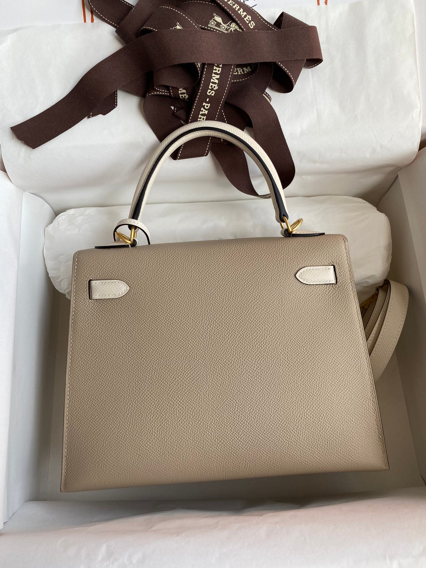 Kelly 25cm Epsom Leather Bag