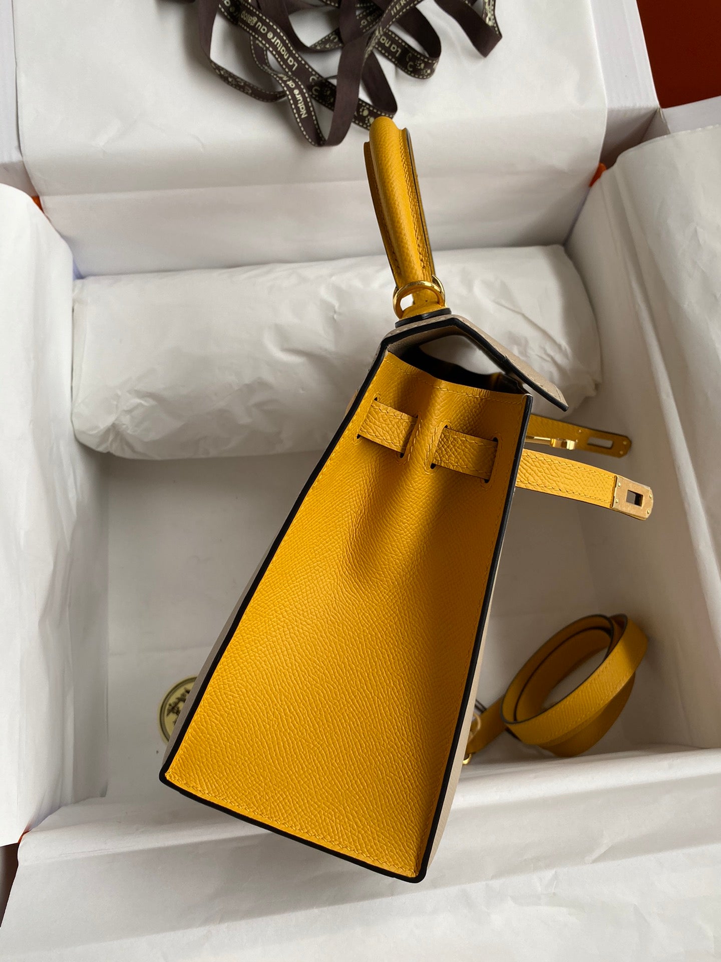 Kelly 25cm Epsom Leather Bag