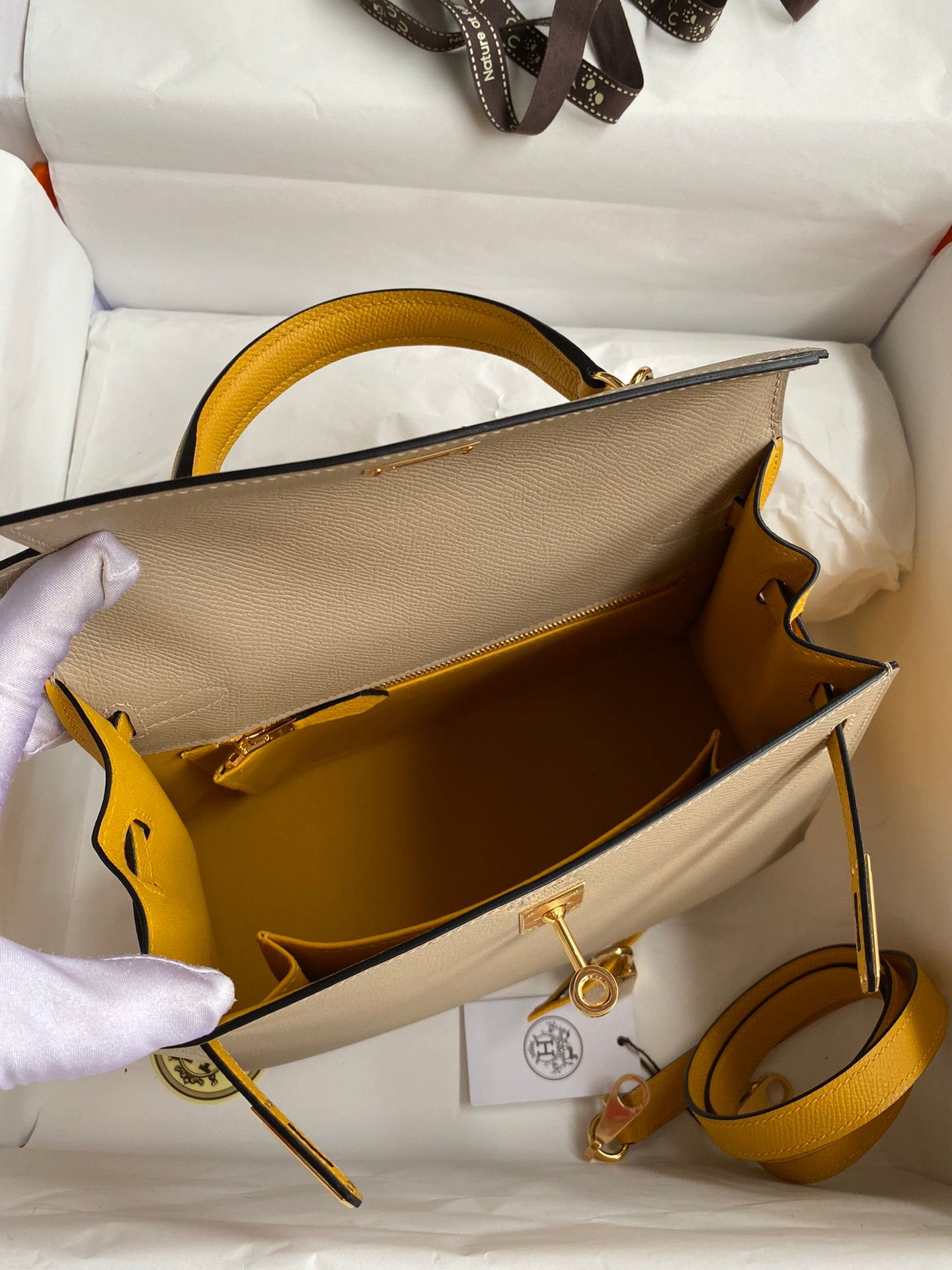 Kelly 25cm Epsom Leather Bag