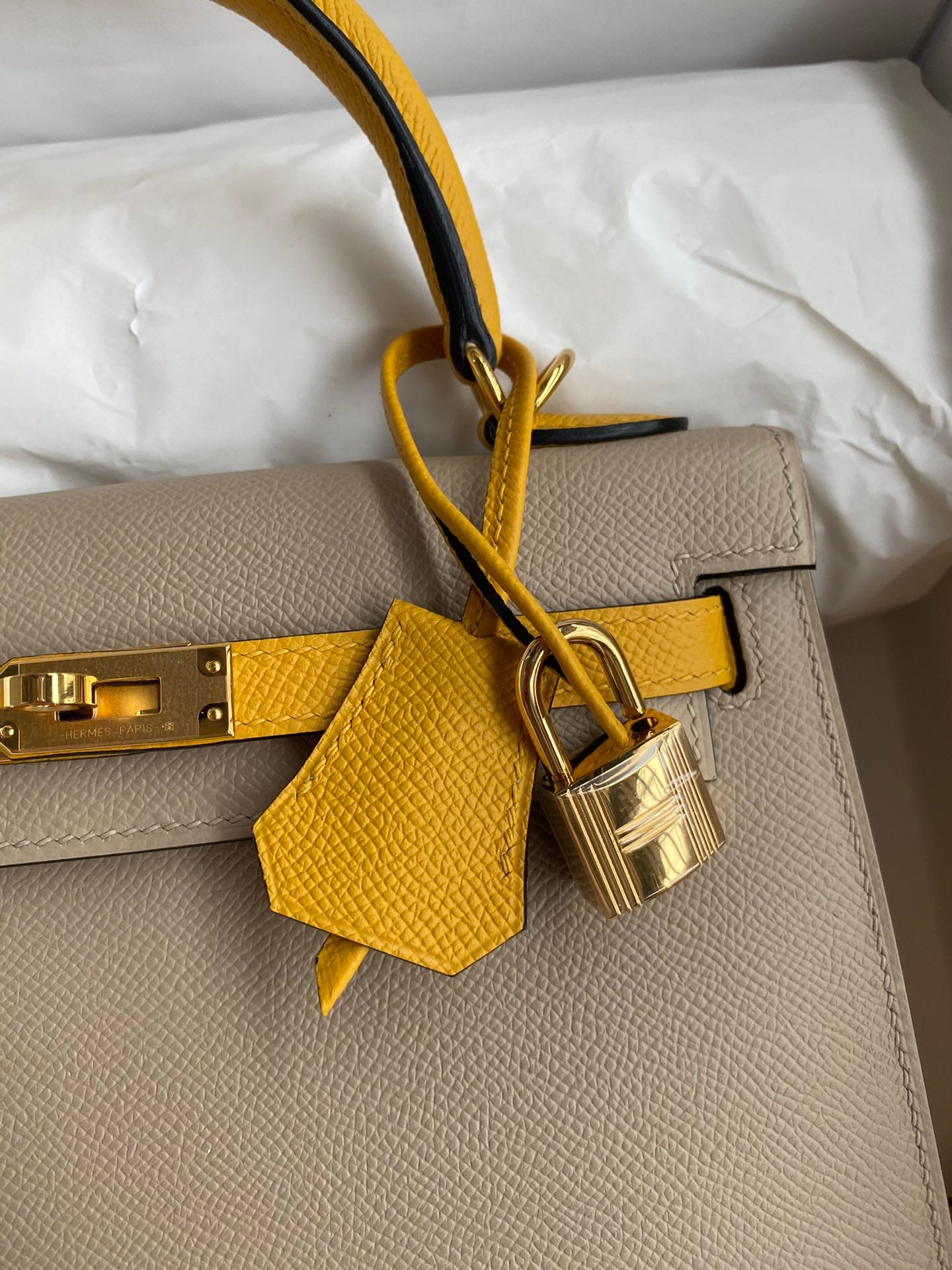 Kelly 25cm Epsom Leather Bag