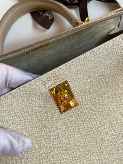 Kelly 25cm Epsom Leather Bag