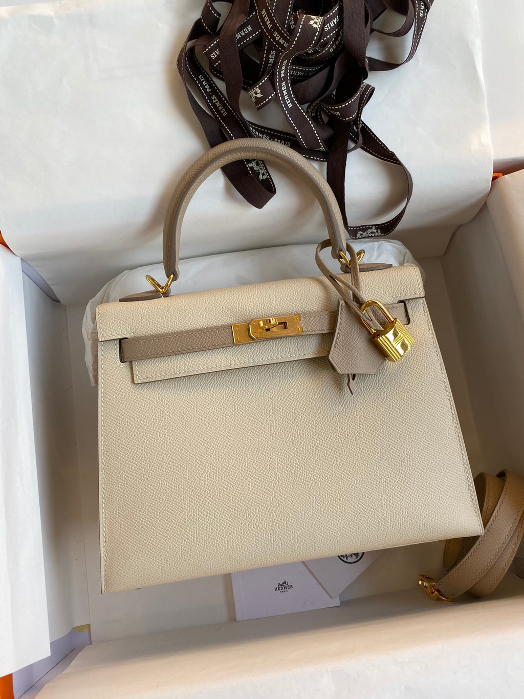 Kelly 25cm Epsom Leather Bag