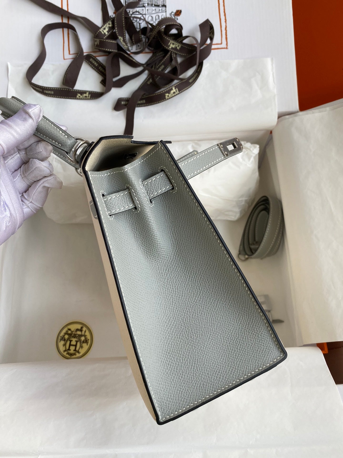 Kelly 25cm Epsom Leather Bag