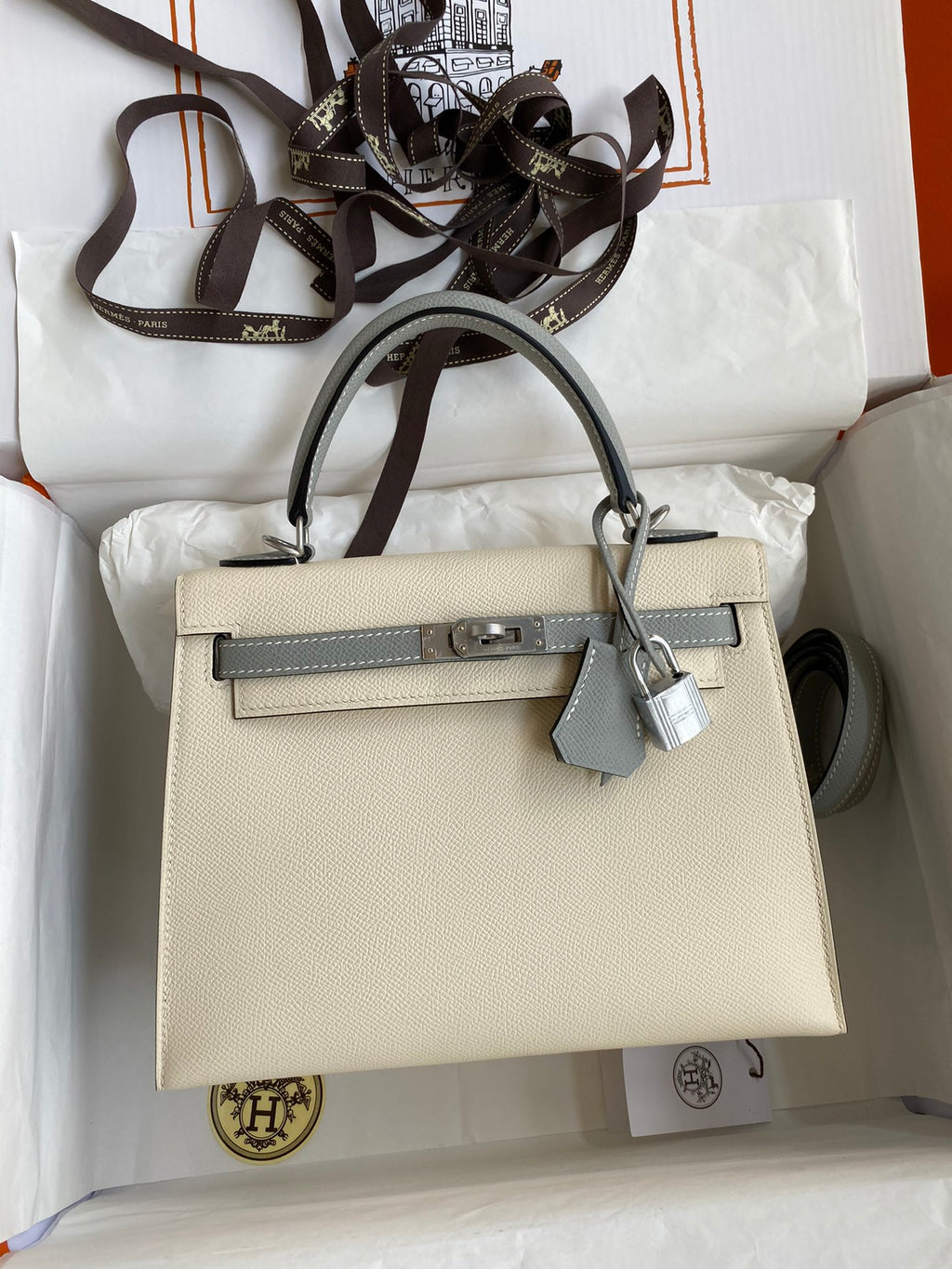 Kelly 25cm Epsom Leather Bag