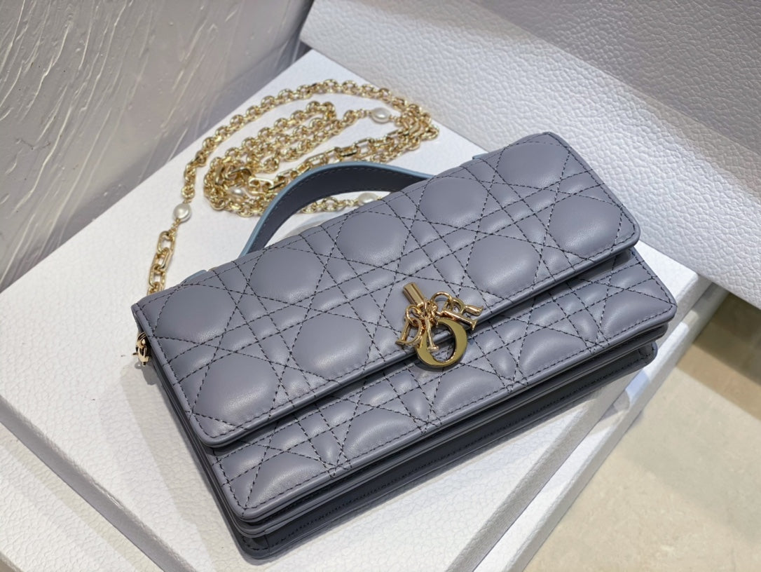Lady Quilted Flap Bag