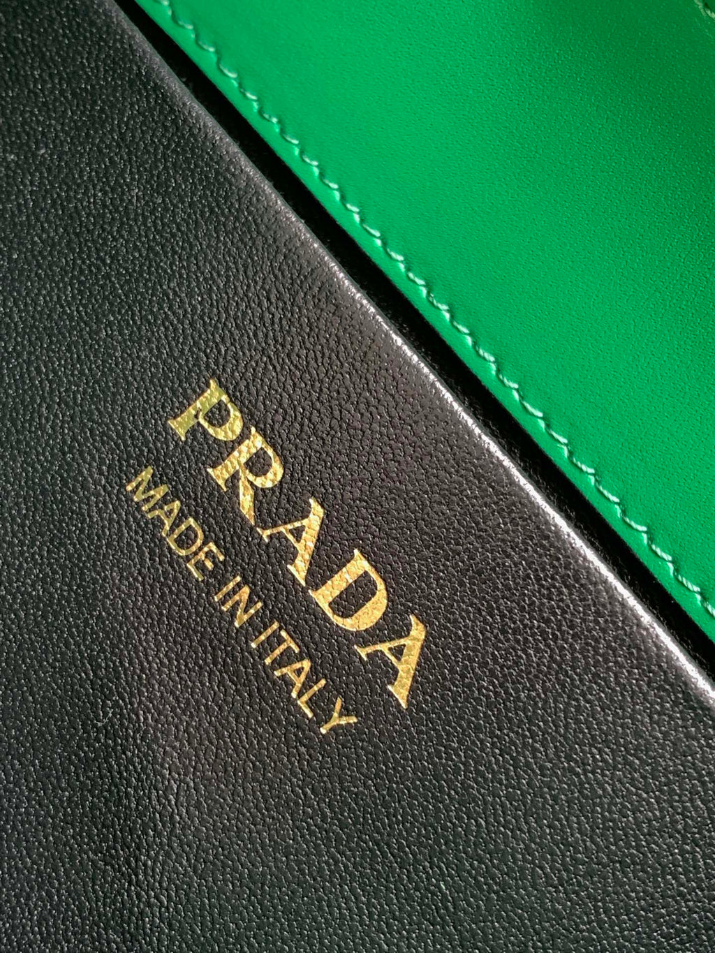 Cleo-Style Smooth Leather Shoulder Bag