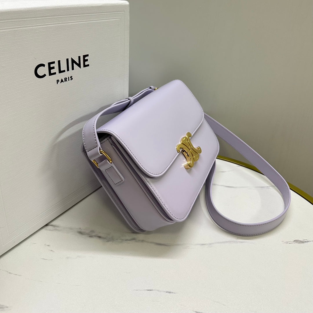 Triomphe Calfskin Shoulder Bag