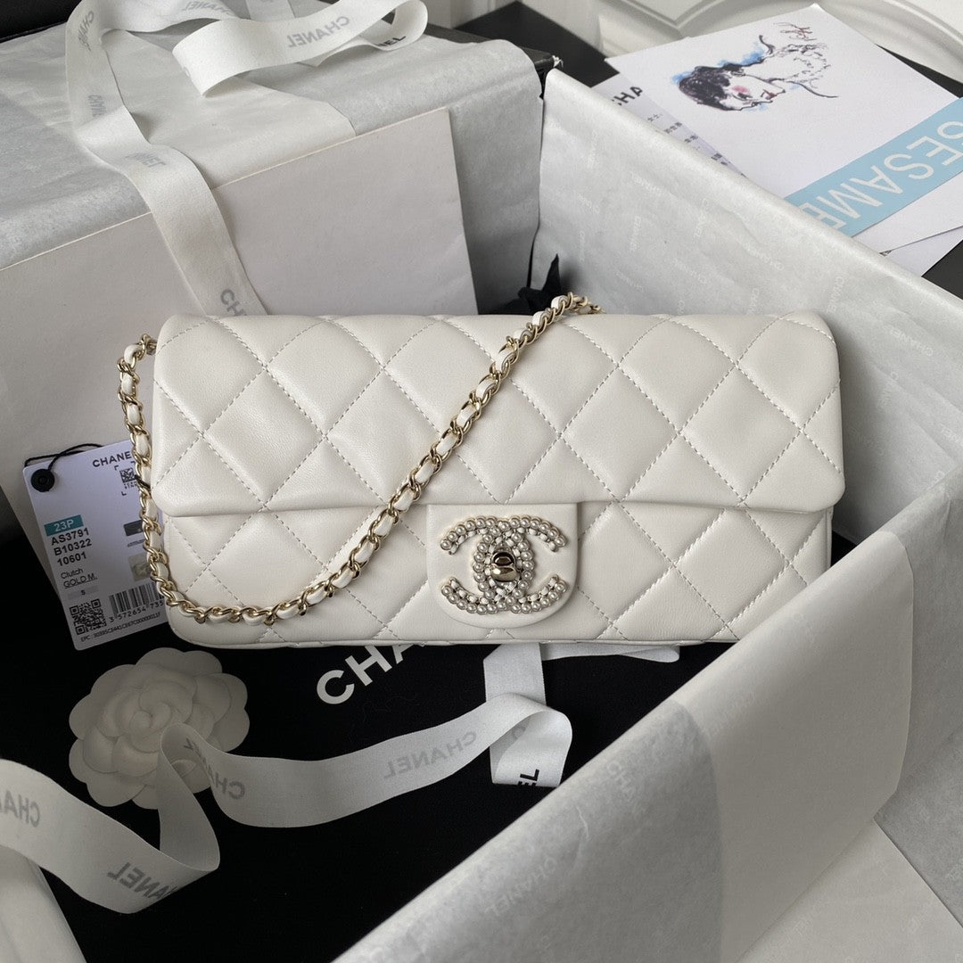 Pearl Flap Bag