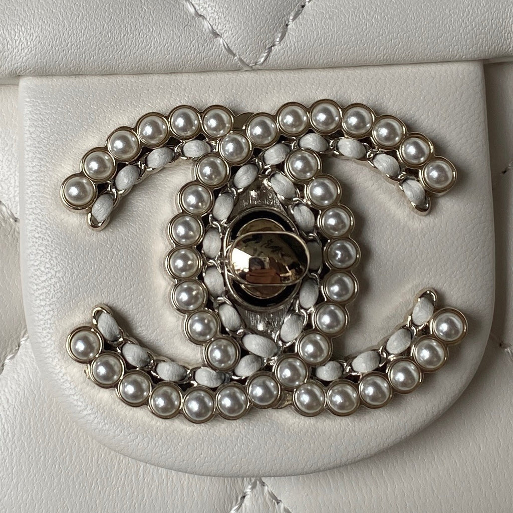 Pearl Flap Bag