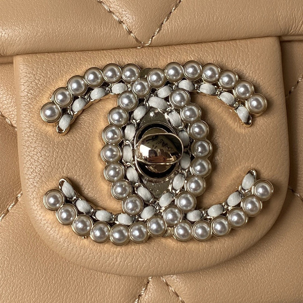 Pearl Flap Bag