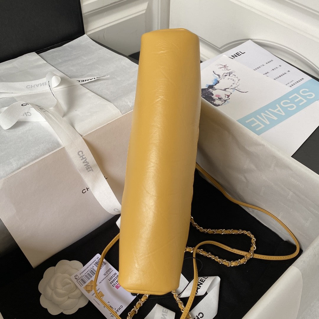 31 Quilted Leather Shopping Bag