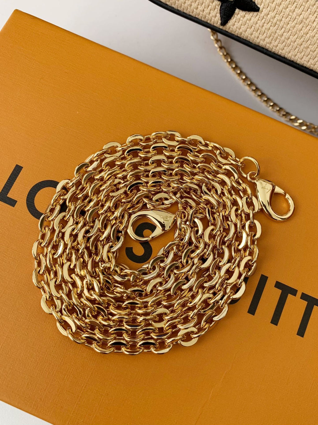 Lafite Cotton Mini Pochette Accessoires Bag