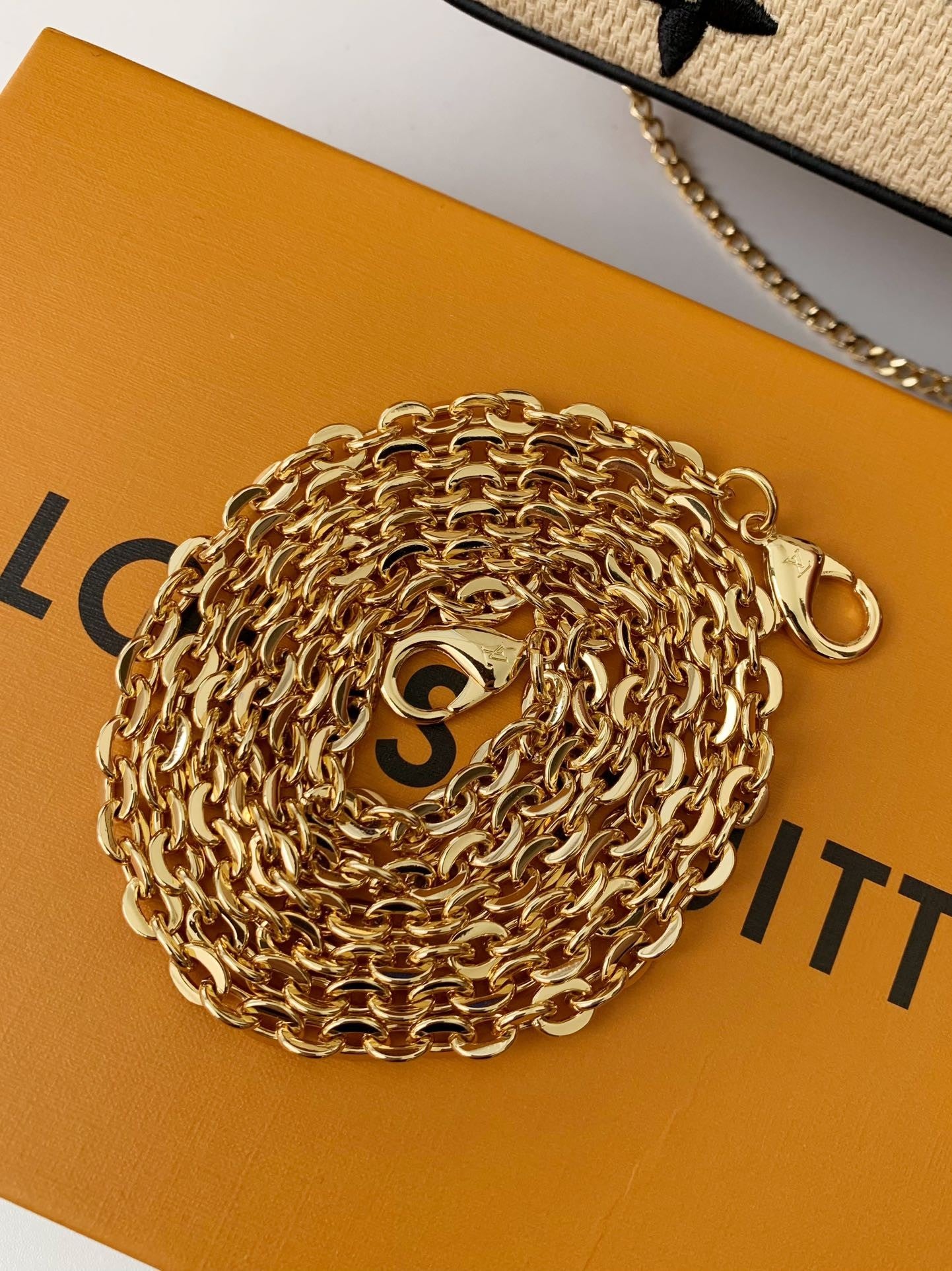 Lafite Cotton Mini Pochette Accessoires Bag