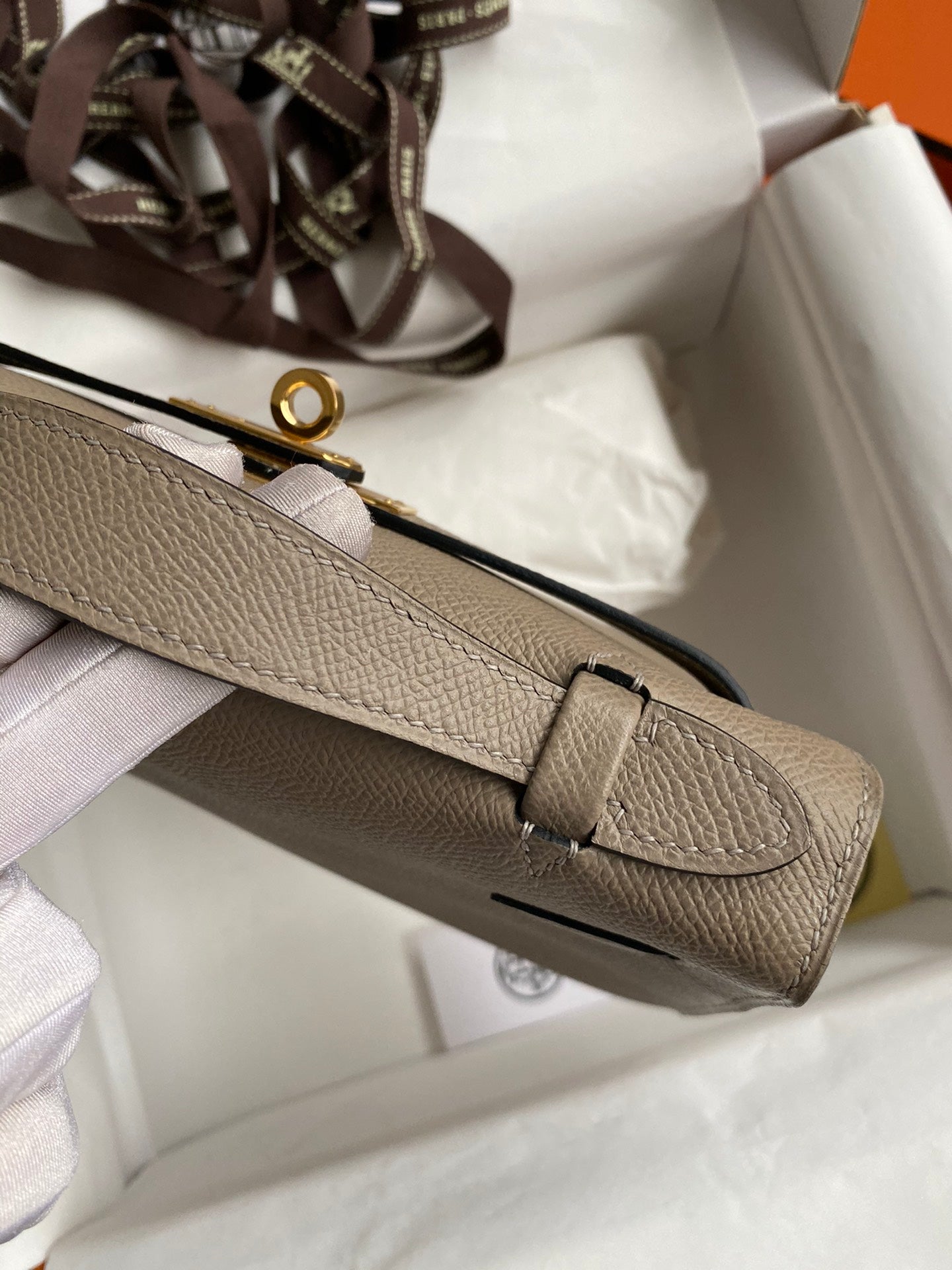 Mini Kelly 22cm Epsom Leather Handbag