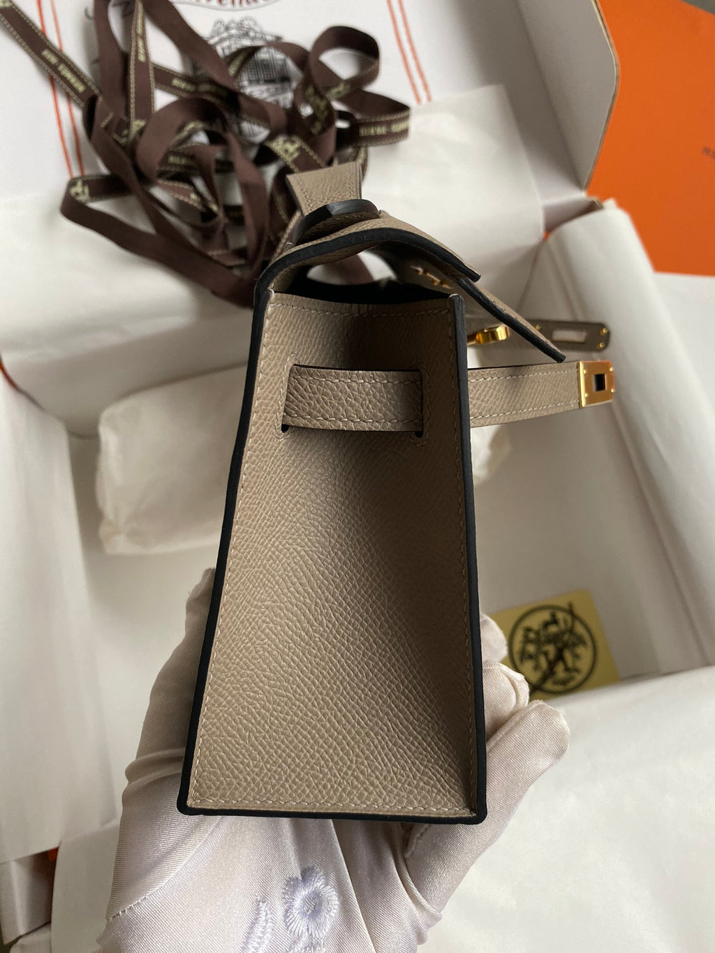 Mini Kelly 22cm Epsom Leather Handbag