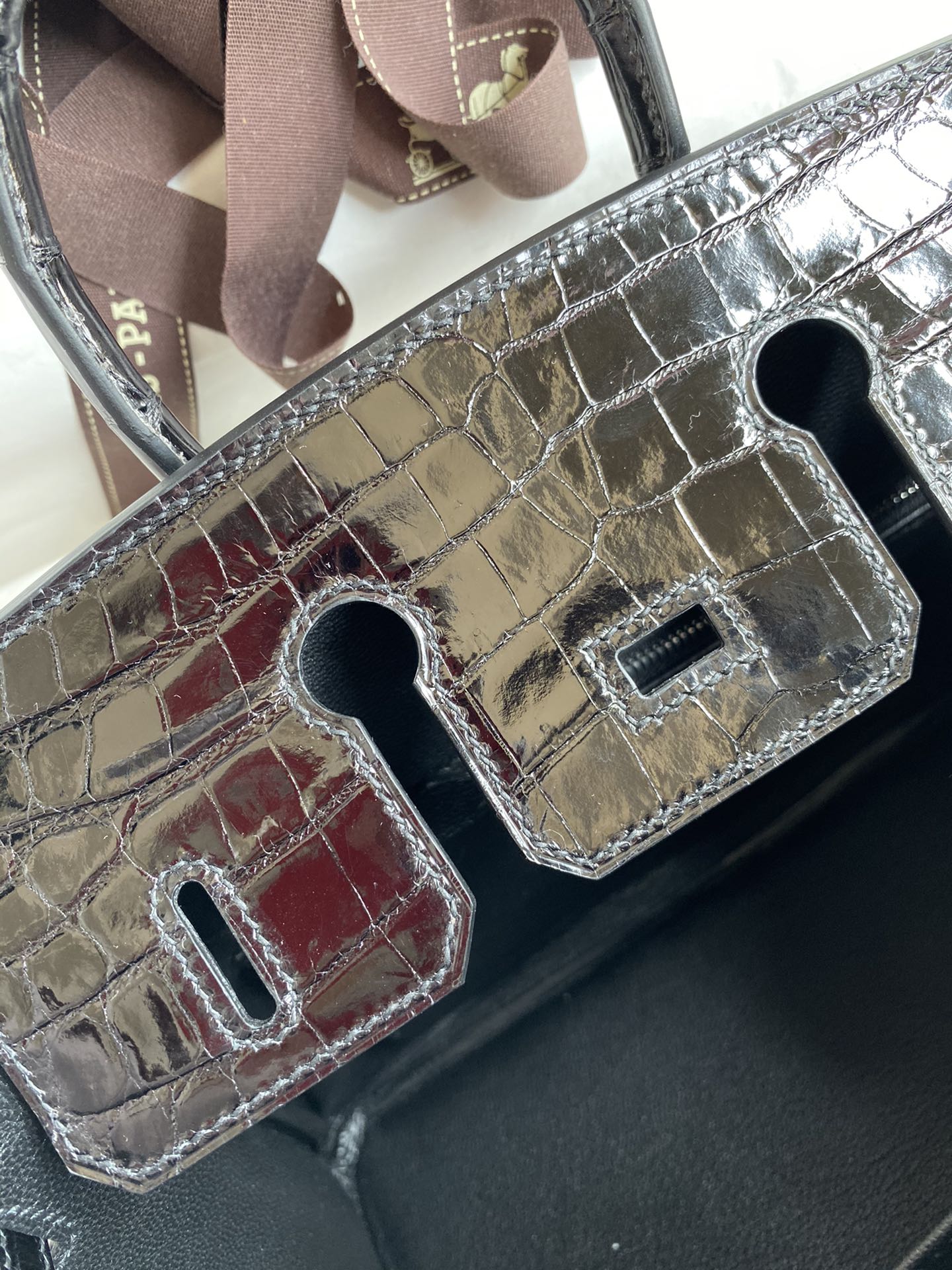 Birkin 25cm Alligator Leather Bag