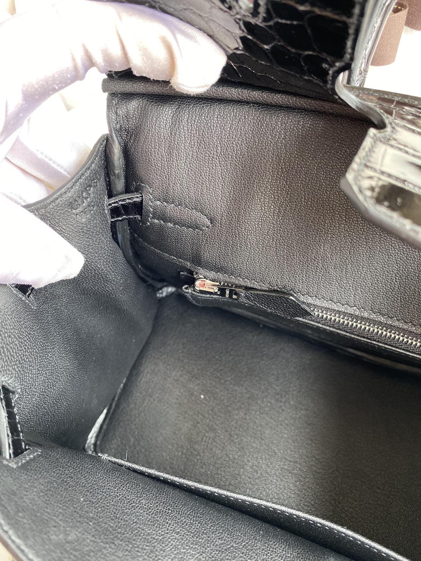 Birkin 25cm Alligator Leather Bag