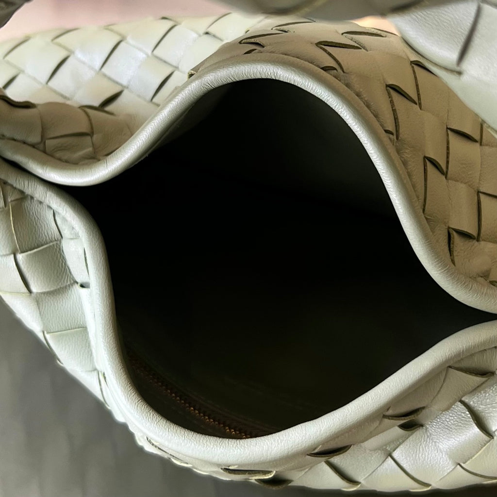 Small Hop Woven Leather Bag