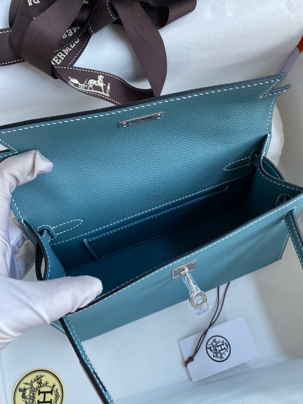 Mini Kelly 22cm Epsom Leather Handbag