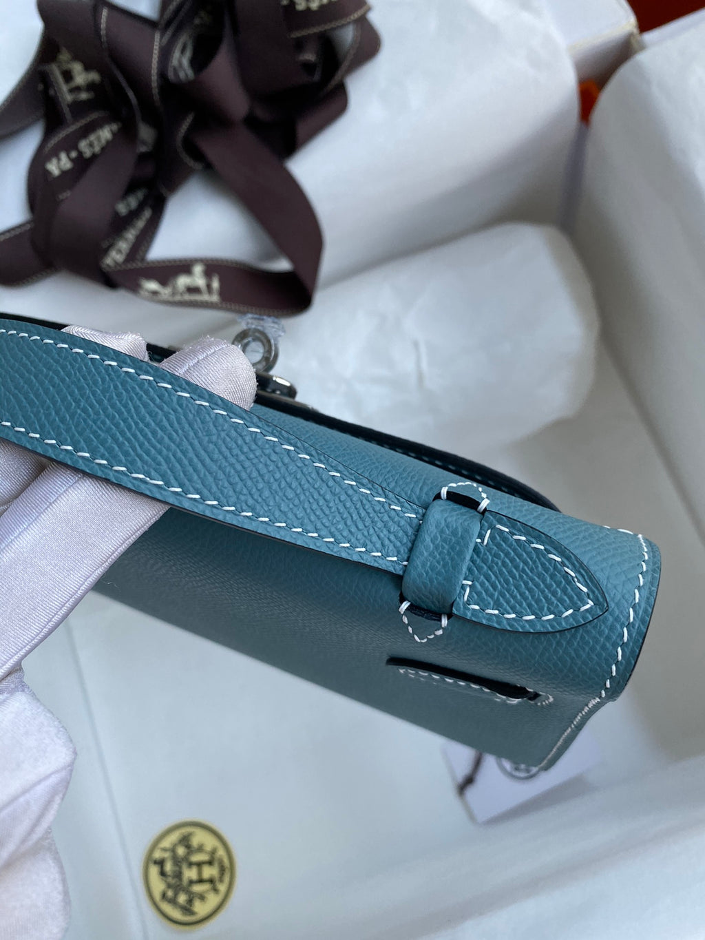 Mini Kelly 22cm Epsom Leather Handbag