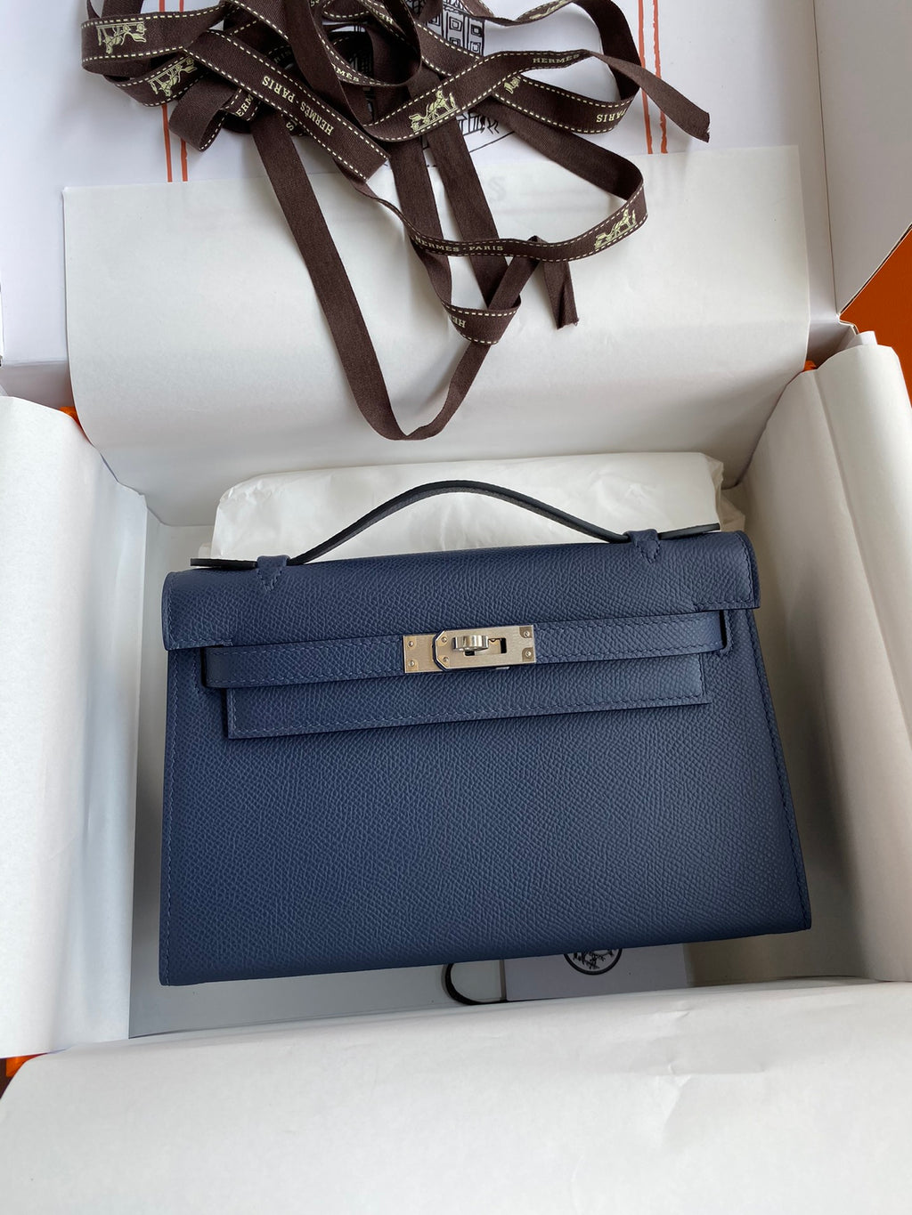Mini Kelly 22cm Epsom Leather Handbag