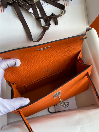 Mini Kelly 22cm Epsom Leather Handbag