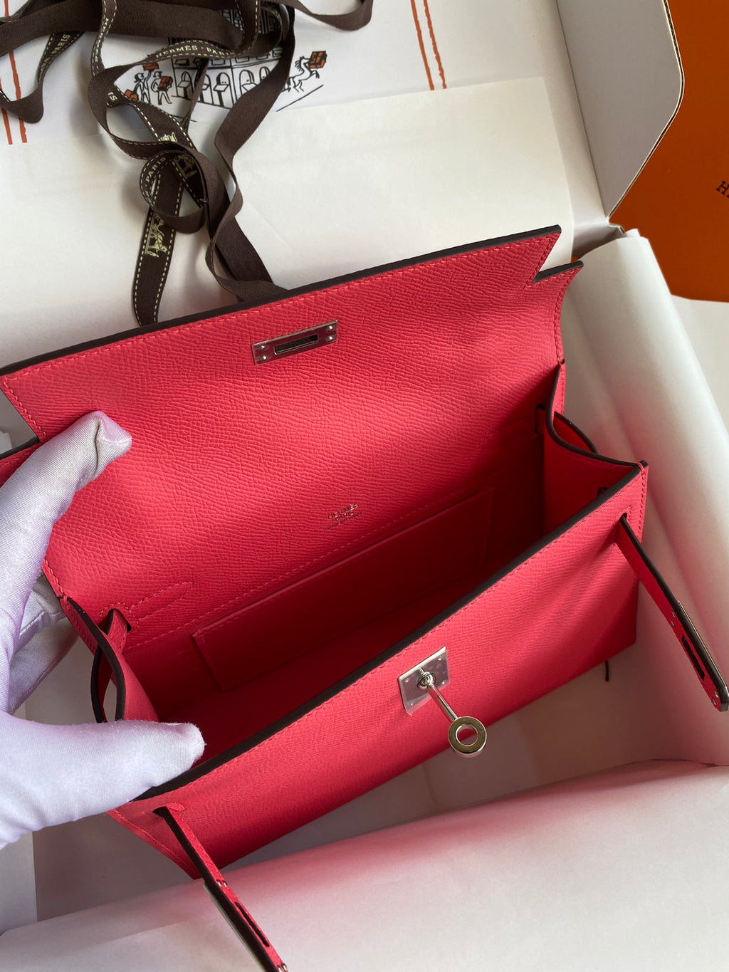 Mini Kelly 22cm Epsom Leather Handbag