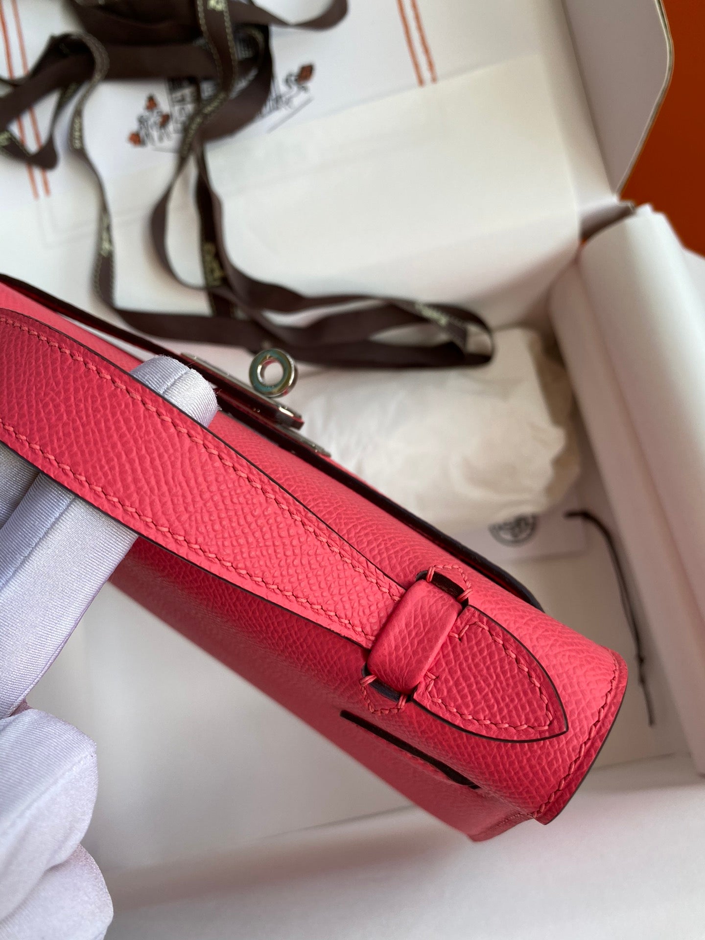 Mini Kelly 22cm Epsom Leather Handbag