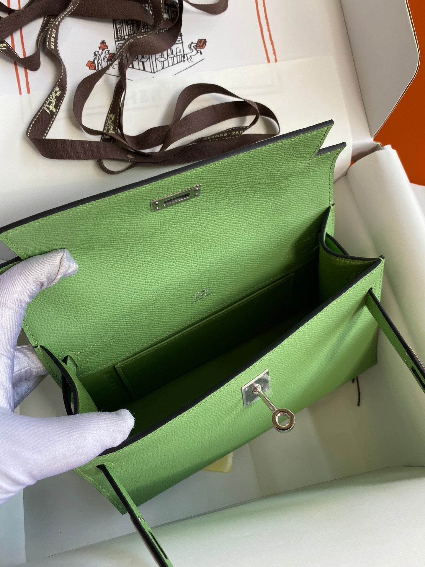 Mini Kelly 22cm Epsom Leather Handbag