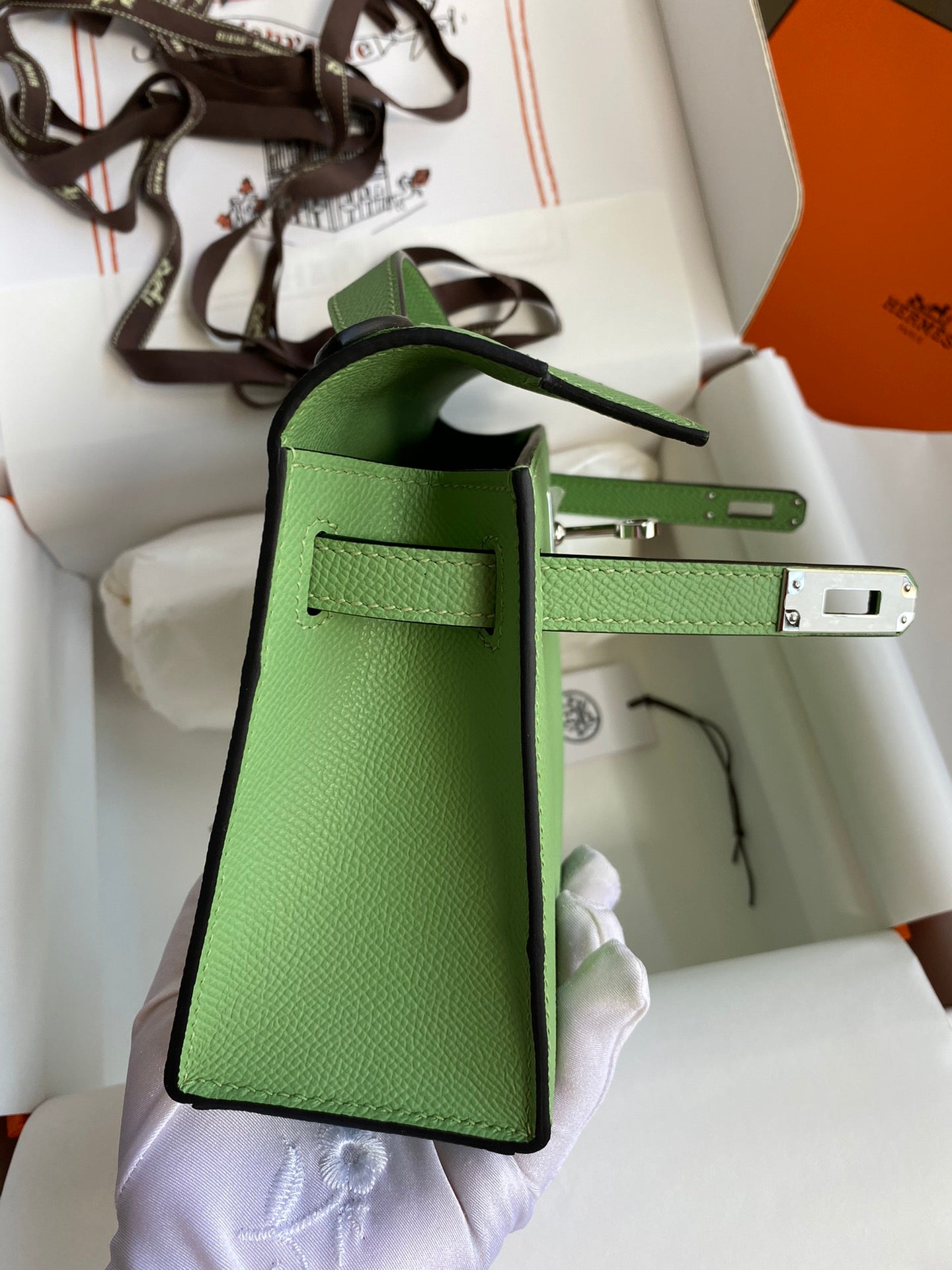 Mini Kelly 22cm Epsom Leather Handbag