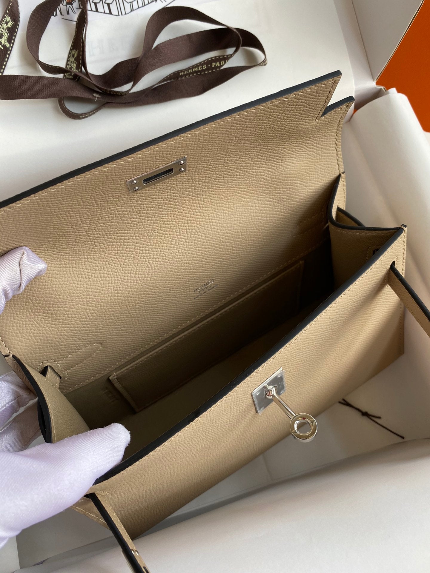 Mini Kelly 22cm Epsom Leather Handbag