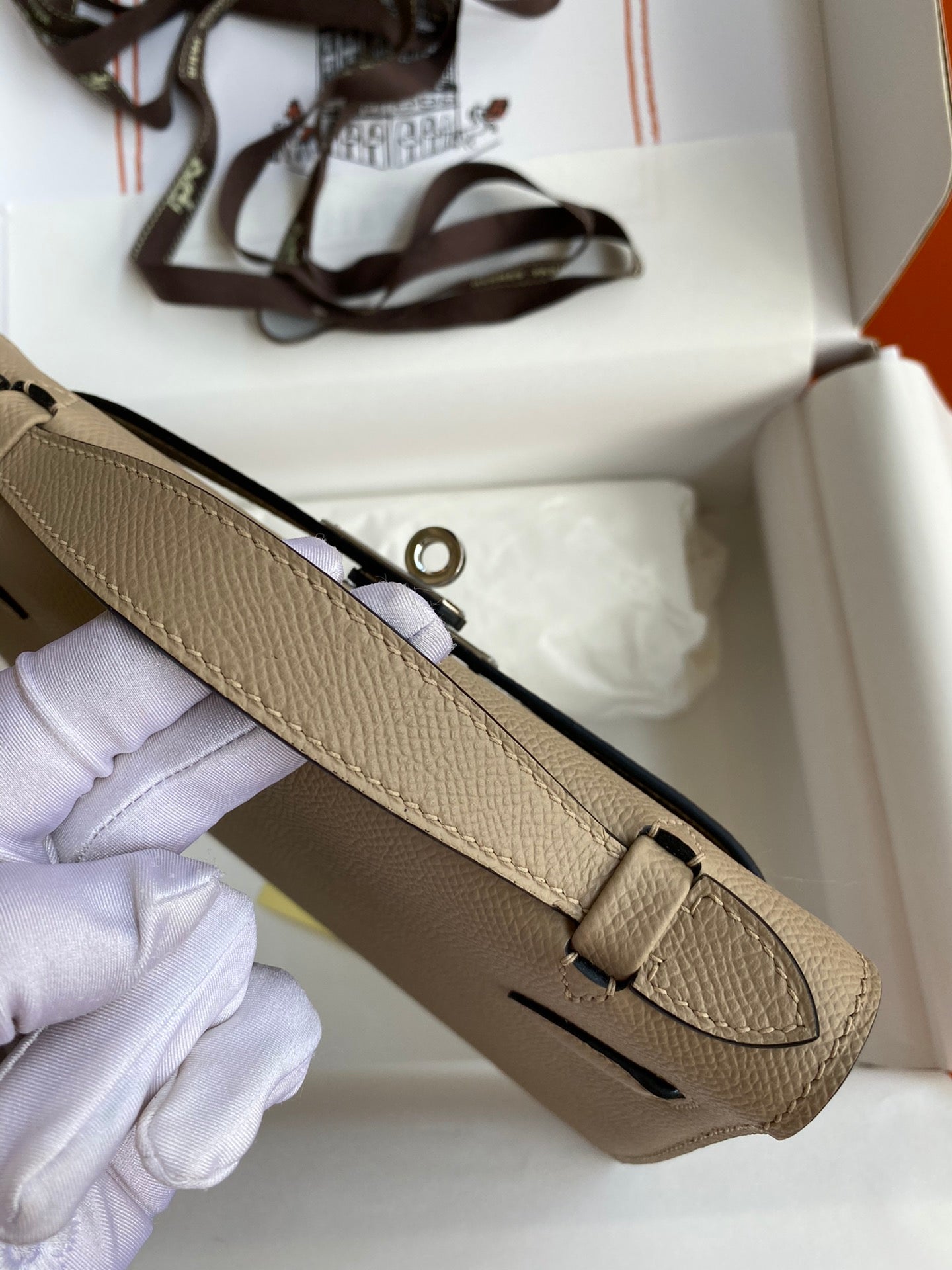 Mini Kelly 22cm Epsom Leather Handbag