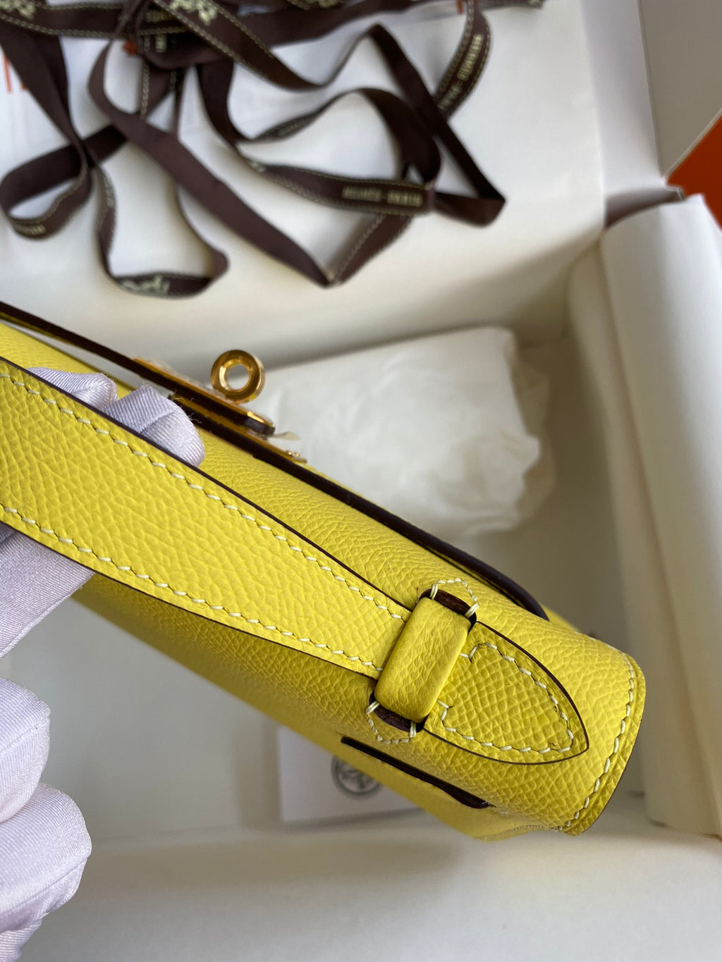 Mini Kelly 22cm Epsom Leather Handbag