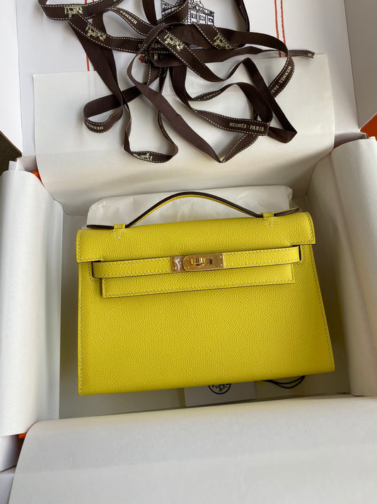 Mini Kelly 22cm Epsom Leather Handbag
