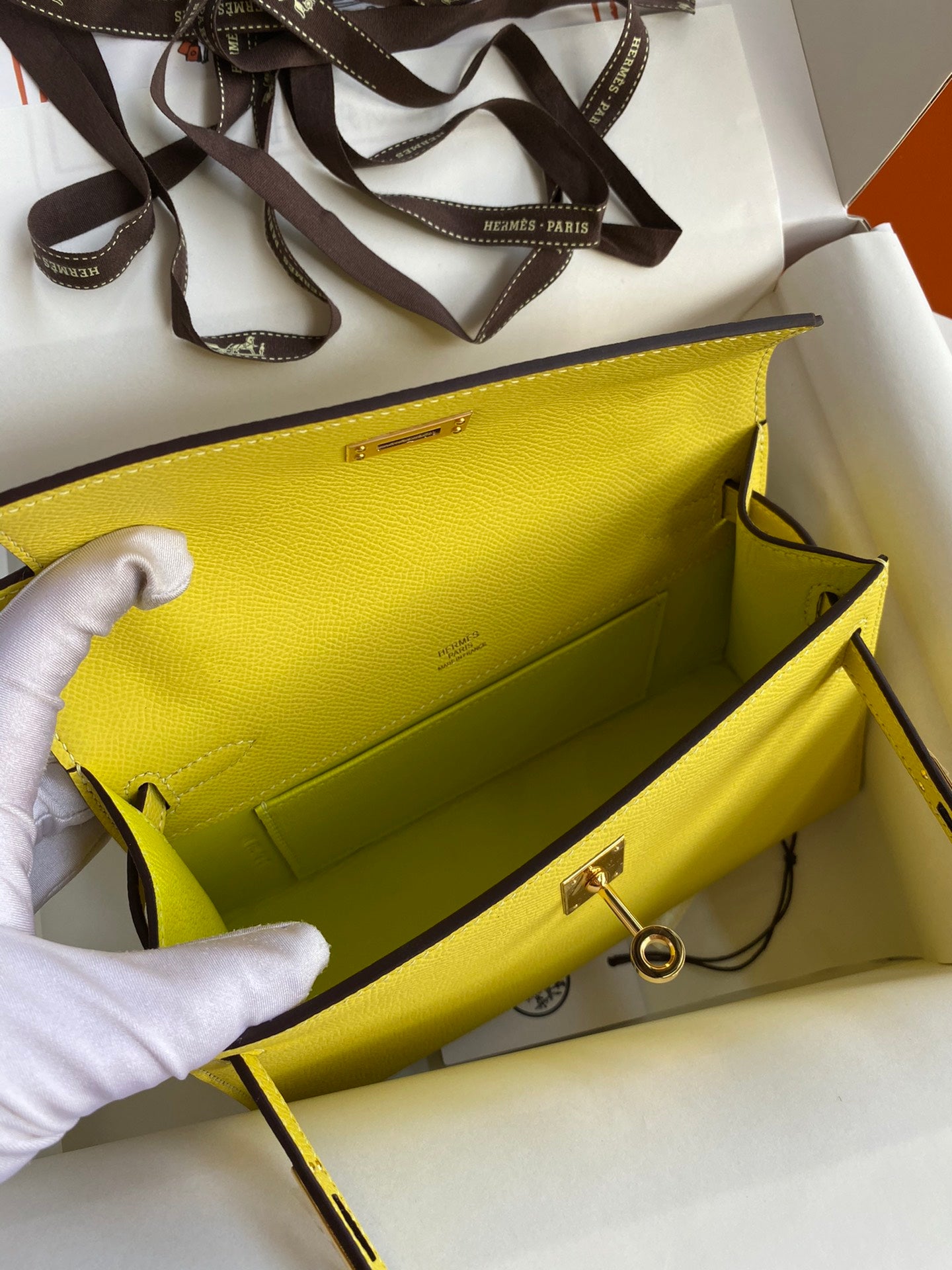 Mini Kelly 22cm Epsom Leather Handbag