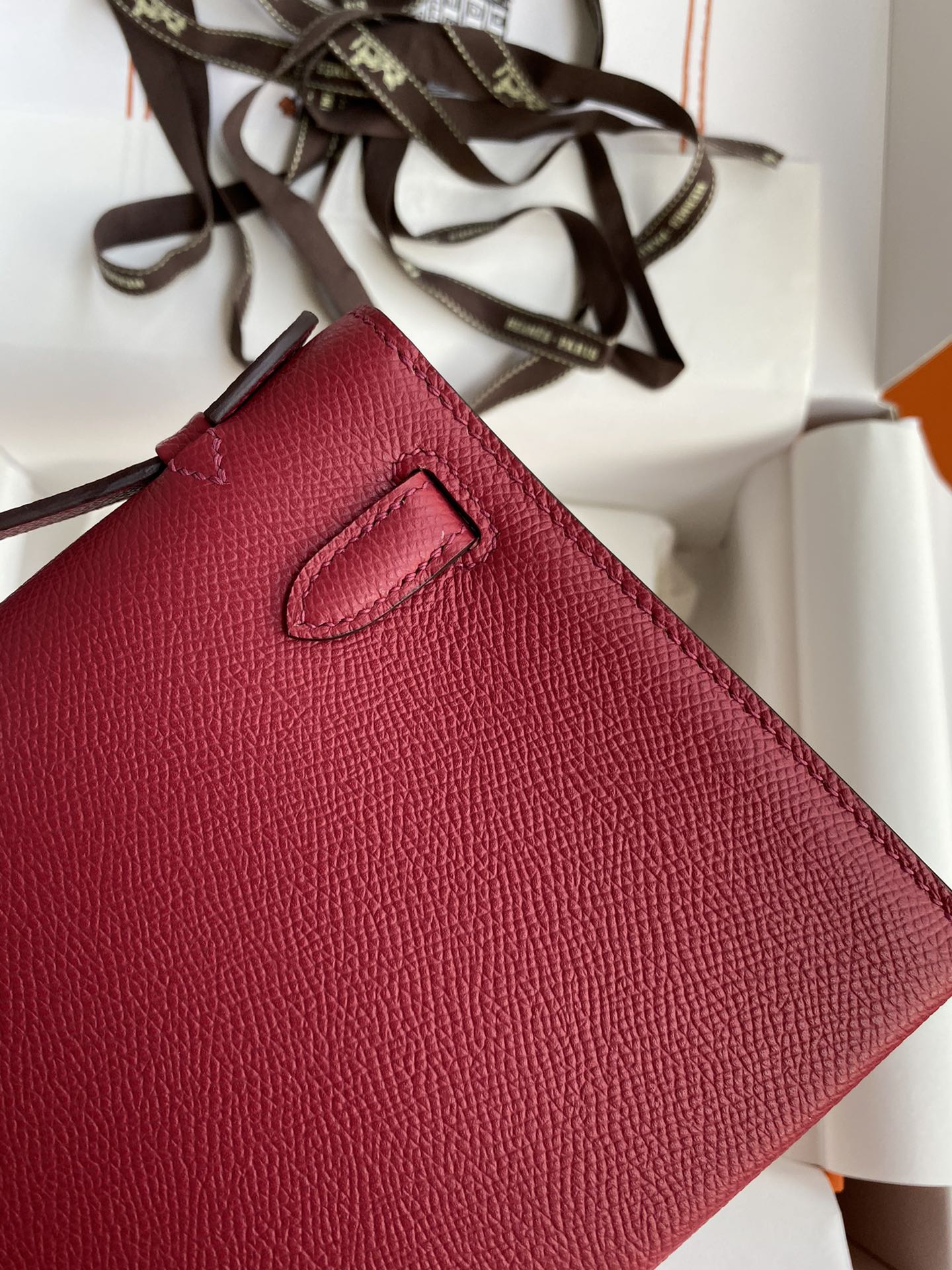 Mini Kelly 22cm Epsom Leather Handbag