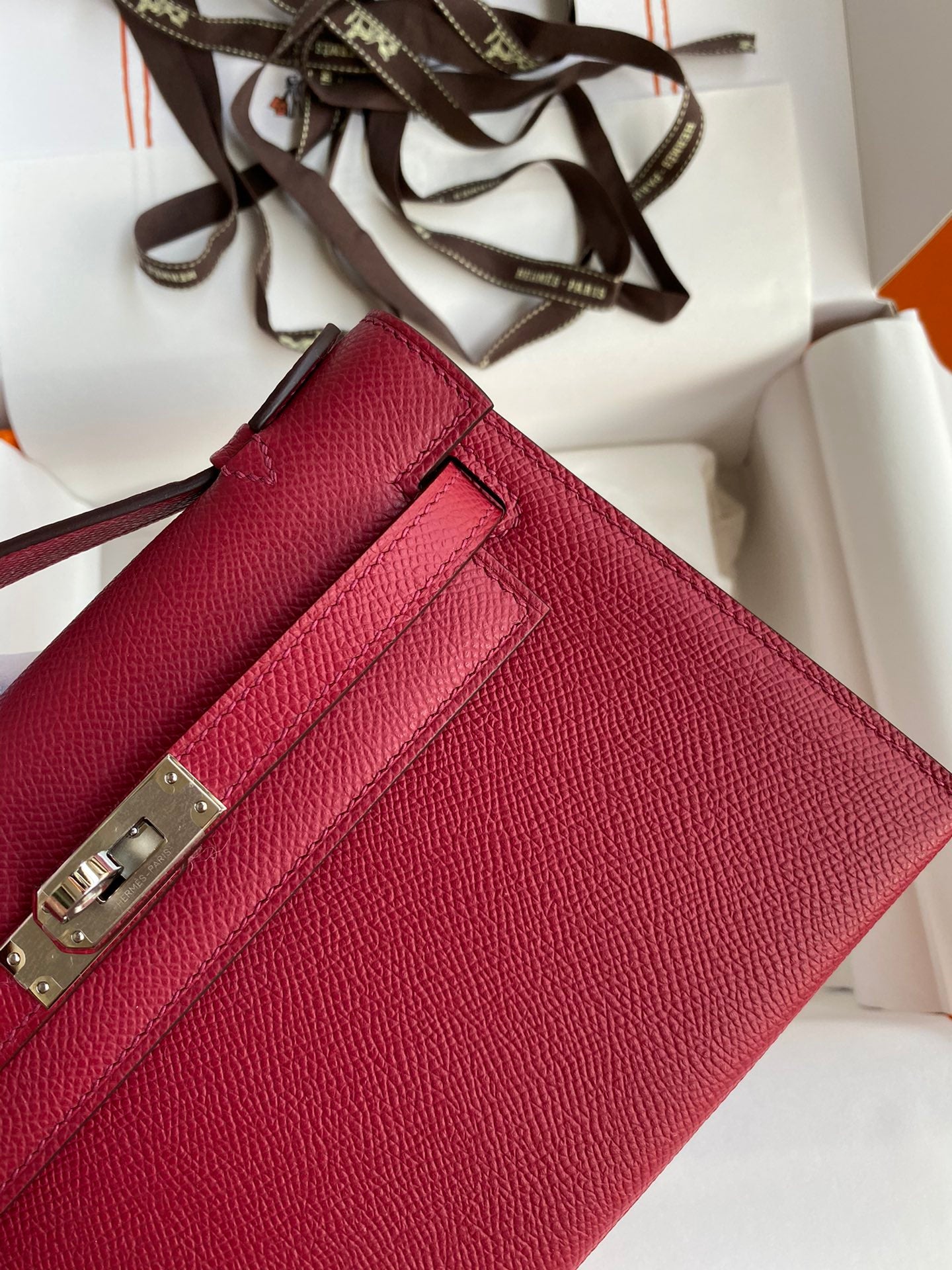 Mini Kelly 22cm Epsom Leather Handbag