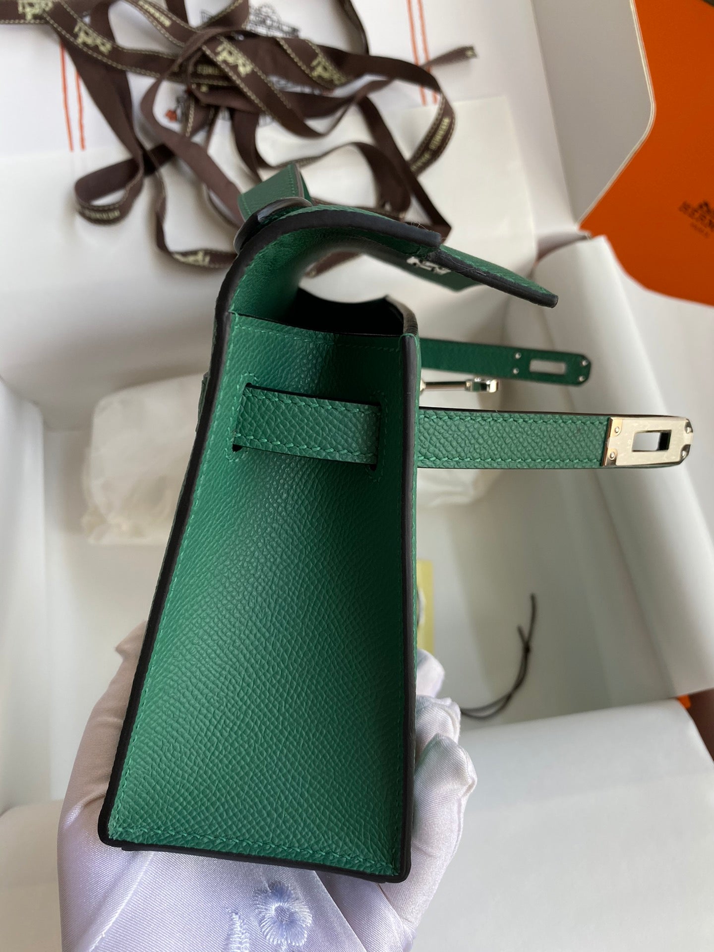 Mini Kelly 22cm Epsom Leather Handbag