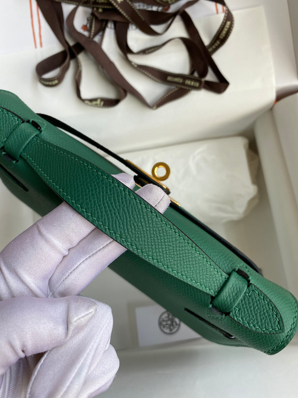 Mini Kelly 22cm Epsom Leather Handbag