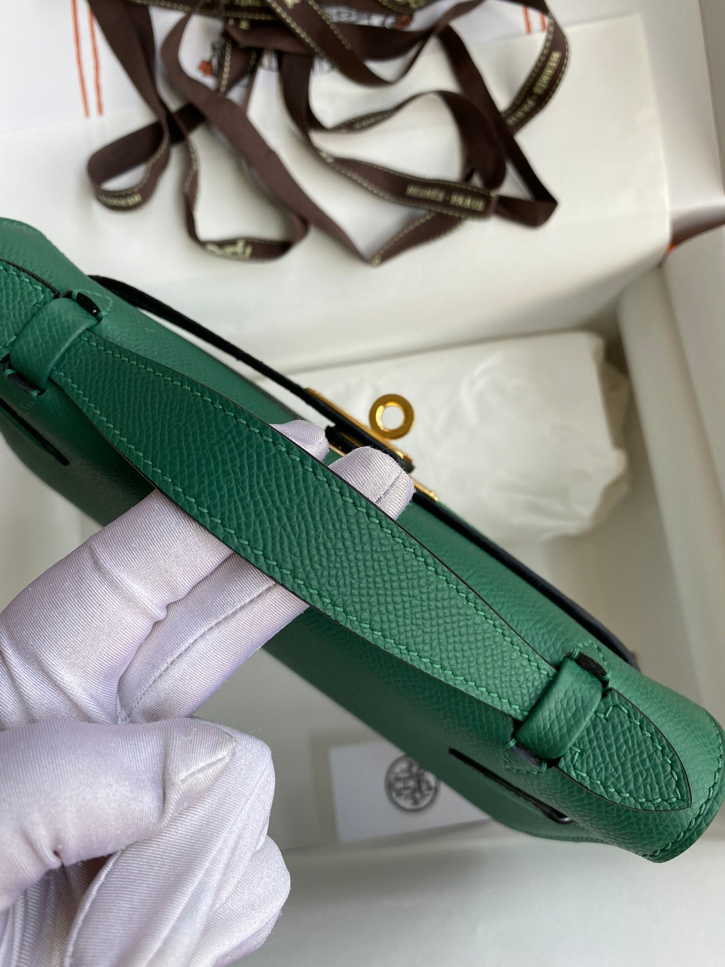 Mini Kelly 22cm Epsom Leather Handbag